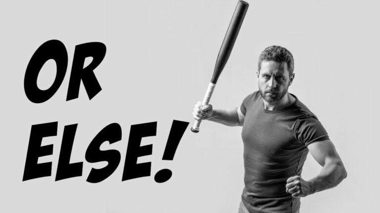 Harry’s Video Blog – Or Else! – Bo 5786